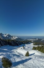 View to Bonere, back midland, drone shot, Lauelenegg, Lucerne, Switzerland, Europe