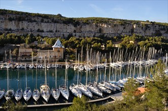 The creek of Port-Miou in Cassis