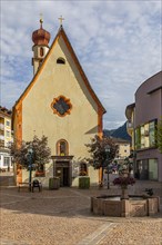 Saint Anthonys Church, Ortisei, Val Gardena, Dolomites, South Tyrol, Italy, Europe