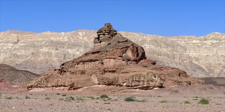 Spiral Rock rock formation, Timna National Park, Negev, Israel, Asia