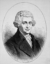 Franz Joseph Haydn, 31 March 1732, 31 May 1809, was an important Austrian composer of the Classical period, Historical, digitally restored reproduction from a 19th century original