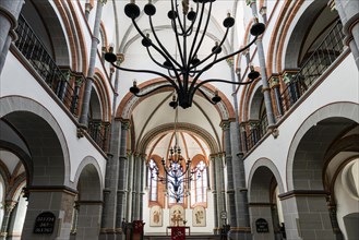 Parish Church of St. Peter, Bacharach, Upper Middle Rhine Valley, UNESCO World Heritage Site, Rhine, Rhineland-Palatinate, Germany, Europe
