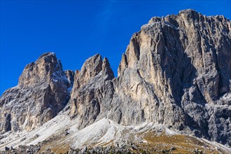 Peak of the Puez Group, near Selva Gardena, Val Gardena, Dolomites, South Tyrol, Italy, Europe