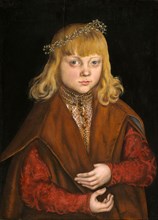 A Prince from Saxony, painting by Lucas Cranach the Elder, 4 October 1472, 16 October 1553, one of the most important German painters, graphic artists and book printers of the Renaissance, Historical,...