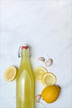 Lemon garlic cure, lemon and garlic as an ingredient