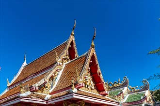 Wat Khao Daeng, Buddhist Temple, Khao Sam Roi Yot National Park, Prachuap Khiri Khan Province, Thailand, Asia