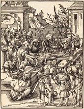 Saint Bartholomew, painting by Lucas Cranach the Elder, 4 October 1472, 16 October 1553, one of the most important German painters, graphic artists and letterpress printers of the Renaissance, Saint B...