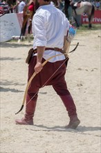 Turkish man and horseman ethnic clothes examples