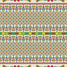 Ancient Egyptian traditional background, vector seamless pattern