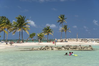 On the beach of Sainte-Anne, Guadeloupe, France, North America