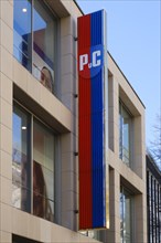 Department stores with sign and logo, PuC, Peek und Cloppenburg, Hagen, North Rhine-Westphalia, Germany, Europe