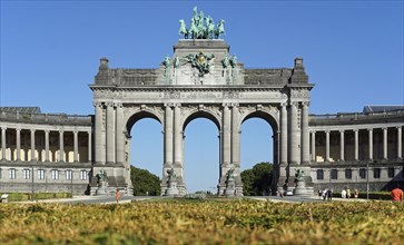 Arc de Triomphe in the Parc du Cinquantenaire