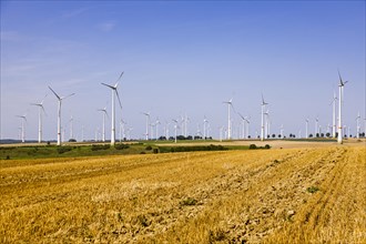 Wind turbines, wind farm Lichtenau