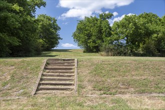Tulsa, Oklahoma, The Steps to Nowhere in a neighborhood not far from the site of the 1921 race massacre, only to be bulldozed by urban renewal, mostly in the late 1960s and 70s