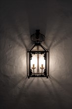 Decorative wall lamp in Mediterranean style, Spain, Europe