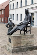 Nietzsche Monument on the Holzmarkt in Naumburg, Naumburg