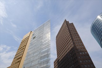 Skyscrapers at Potsdamer Platz, Berlin, Germany, Europe