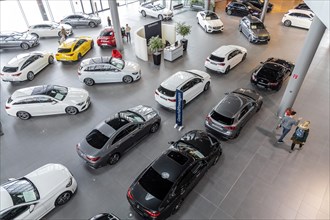 Used cars, used cars and company cars at Mercedes Branch Stuttgart, Baden-Wuerttemberg, Germany, Europe