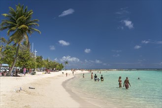On the beach of Sainte-Anne, Guadeloupe, France, North America