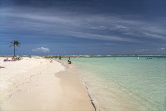 On the beach of Sainte-Anne, Guadeloupe, France, North America