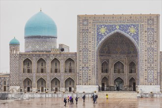 UNESCO World Heritage Site Registan in Samarkand, Samarkand, Uzbekistan, Asia