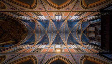 Ceiling, St. Marys Basilica, Basilica St. Mary, Kevelaer, North Rhine-Westphalia, Germany, Europe