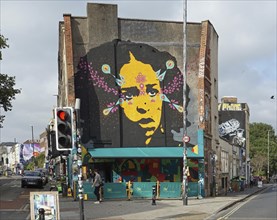 Street Art by Stinkfish, Bristol, England, Great Britain