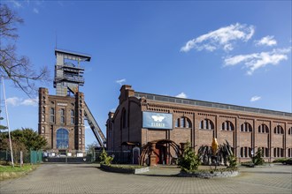 Malakoff tower above shaft 2 of Prosper Handel colliery, Bottrop, North Rhine-Westphalia, Germany, Europe