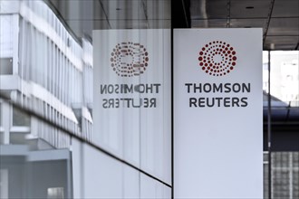 Thomson Reuters company sign
