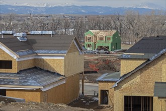 Rebuilding after December 2021 Marshall Fire, Wood construction, Louisville, Colorado