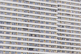 An apartment block in the Marzahn district, photographed in Berlin, 01.02.2023., Berlin, Germany, Europe