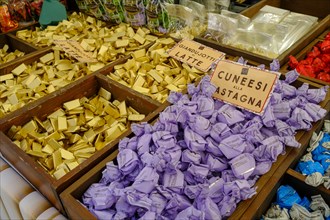 Italian desserts, dolci, gianduja, nougat layers, chocolate fair, Turin, Piedmont, Italy, Europe