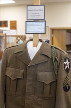 Granada, Colorado, The Amache Museum near the World War 2 Amache Japanese internment camp displays a World War 2 uniform worn by George Hirano. Many men and woman from Amache served in the U.S. milita...
