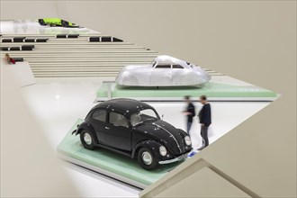 Volkswagen Beetle, year of construction 1950, front, type 64, year of construction 1939, sports car. One of three examples built for the long-distance race Berlin, Rome. This sports car is considered ...