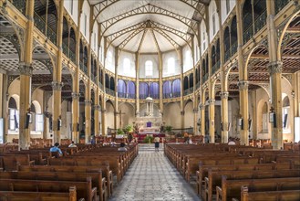 Interior of the Church of St.-Pierre & St.-Paul, Pointe-a-Pitre, Guadeloupe, France, North America