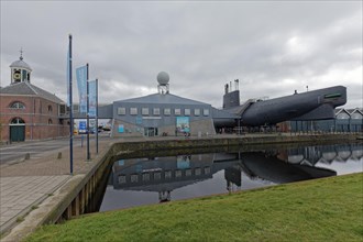 Naval Museum, Submarine Toijn, Den Helder, Province of North Holland, The Netherlands, Europe