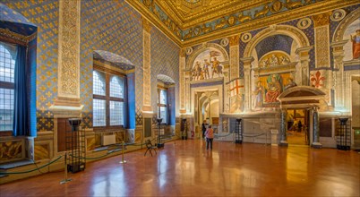 Palazzo Vecchio Interior Florence Tuscany Italy