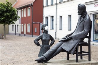Nietzsche Monument on the Holzmarkt in Naumburg, Naumburg