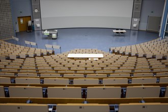 Audimax of the Technical University of Dortmund, TU, lecture hall, lecture, study, study, Dortmund, North Rhine-Westphalia, Germany, Europe