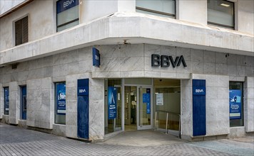 Bank BBVA. Branch in Arrecife, Lanzarote, Canary Islands, Spain, Europe