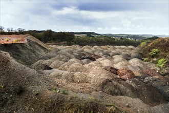 Strohn Lava Pit, Lava Works in the Volcanic Eifel, Strohn, Rhineland-Palatinate, Germany, Europe