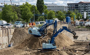 Europacity construction site at the main station, Berlin, Germany, Europe