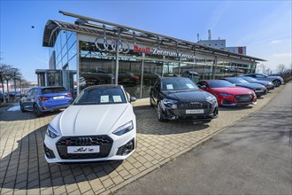 Car dealership, Audi Centre Kempten, Allgaeu, Bavaria, Germany, Europe