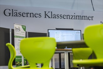Digital classroom. The trade fair Didacta is Europes largest education trade fair, target groups are teachers and trainers at kindergartens, schools and universities. Stuttgart, Baden-Wuerttemberg, Ge...