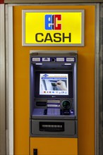 Cash machine in Duesseldorf Old Town, Duesseldorf, North Rhine-Westphalia, Germany, Europe
