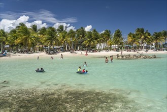 On the beach of Sainte-Anne, Guadeloupe, France, North America