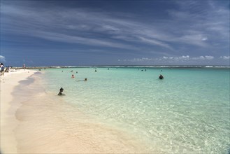 On the beach of Sainte-Anne, Guadeloupe, France, North America