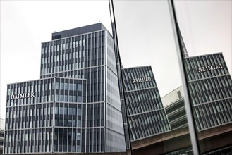 Daimler AG, Mercedes Benz Group, Headquarters in Stuttgart Untertuerkheim, Stuttgart, Baden-Wuerttemberg, Germany, Europe