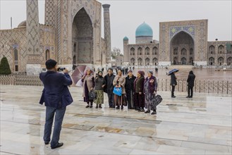 UNESCO World Heritage Site Registan in Samarkand, Samarkand, Uzbekistan, Asia
