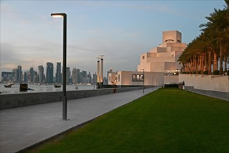 Museum of Islamic Art by the Archtics Ieoh Ming Pei and Jean-Michel Wilmotte, Doha, Qatar, Asia